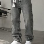 شلوار جین نیم بگ برند Calvin Klein کد 100